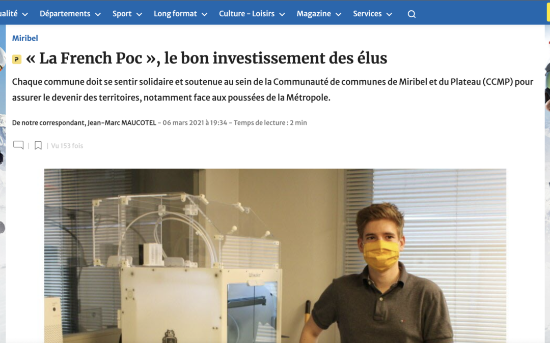 « Le French Poc », le bon investissement des élus [Article Le Progrès]